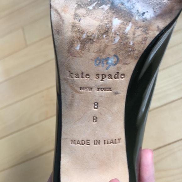 Kate Spade olive green heels - Picture 3 of 6